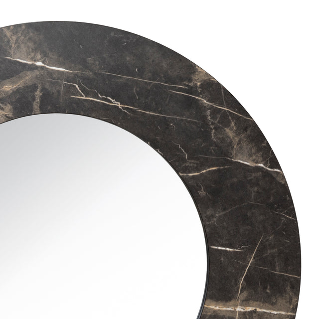 Juvan Dark Marble Mirror 80cm