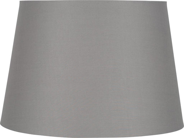 Adelaide 20cm Steel Grey Tapered Poly Cotton Shade