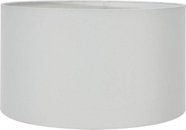 Harry 40cm Ivory Poly Cotton Cylinder Drum Shade