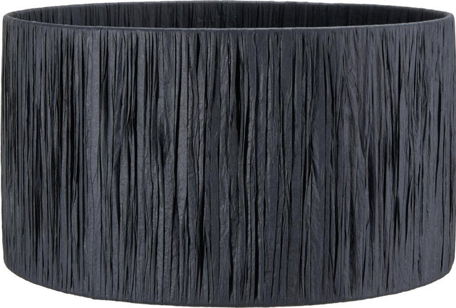 Tilia 30cm Black Raffia Cylinder Shade