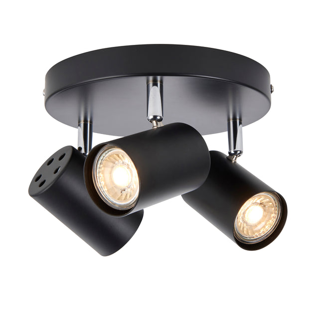 Arezzo 3lt round black 7W