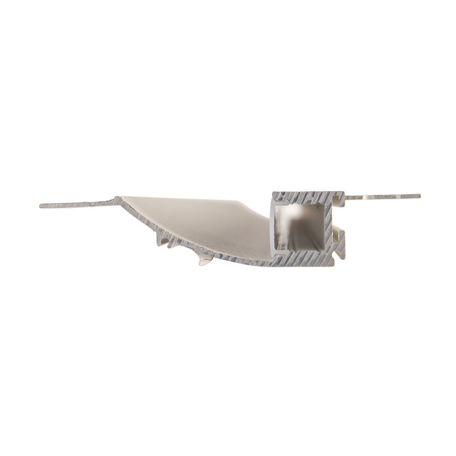 Rigel Wall Flange Plaster-in 2m Aluminium Profile/Extrusion White
