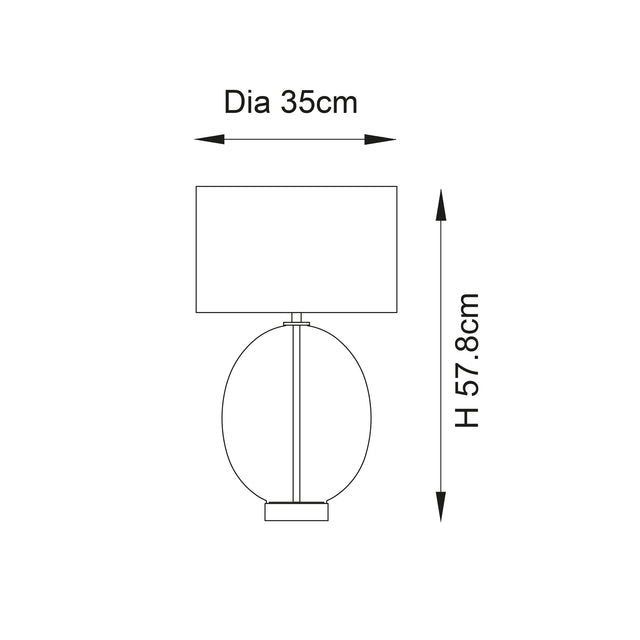Kelda Oval Touch Table
