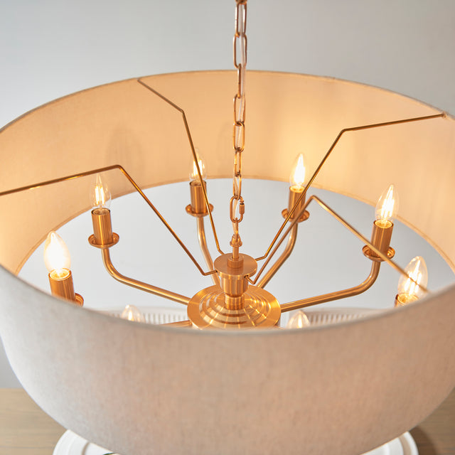 Highclere 8lt Pendant