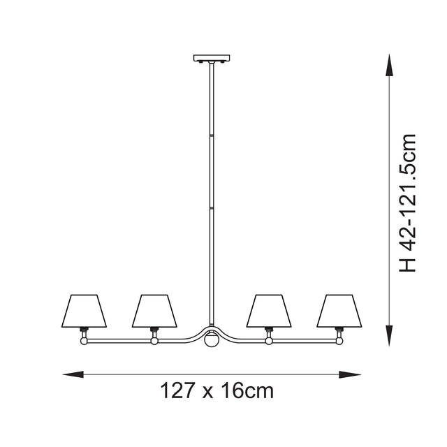 Santiago & Leaf 16cm Pendant