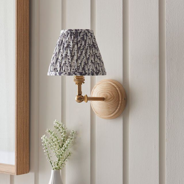 Wood Wing & Leaf 16cm Wall