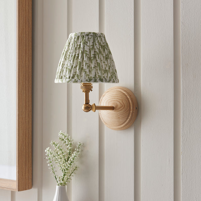 Wood Wing & Leaf 16cm Wall