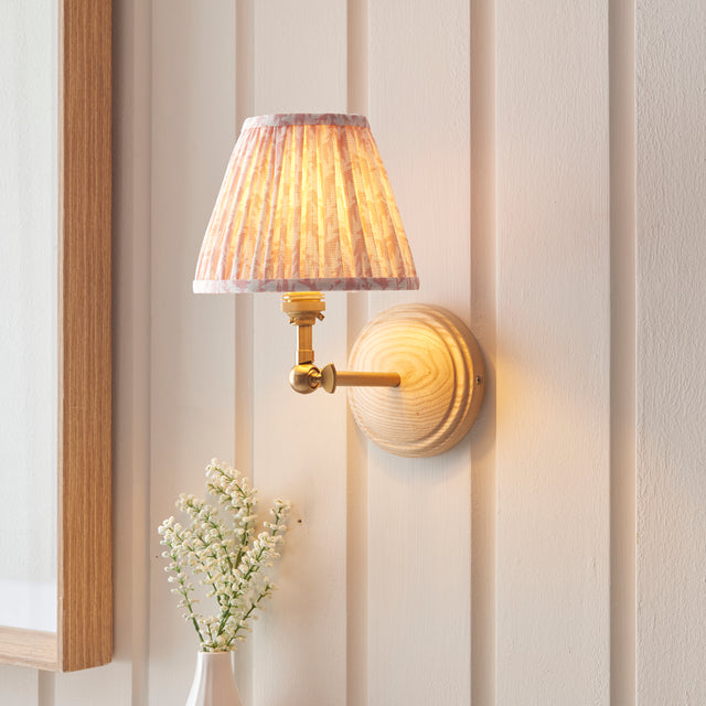 Wood Wing & Leaf 16cm Wall