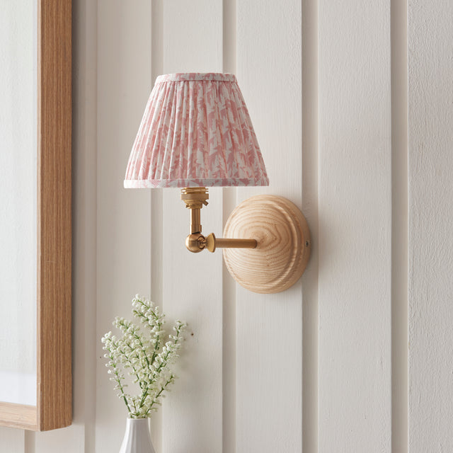 Wood Wing & Leaf 16cm Wall
