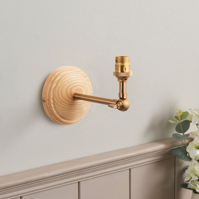 Wood Wing & Ripple 16cm Wall
