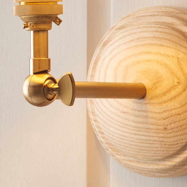 Wood Wing & Ripple 16cm Wall