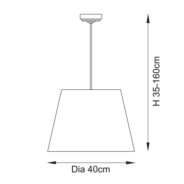 Eltham & Ripple 40cm Pendant