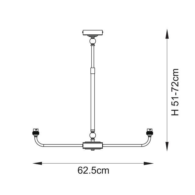 Lille & Ikat 16cm Pendant