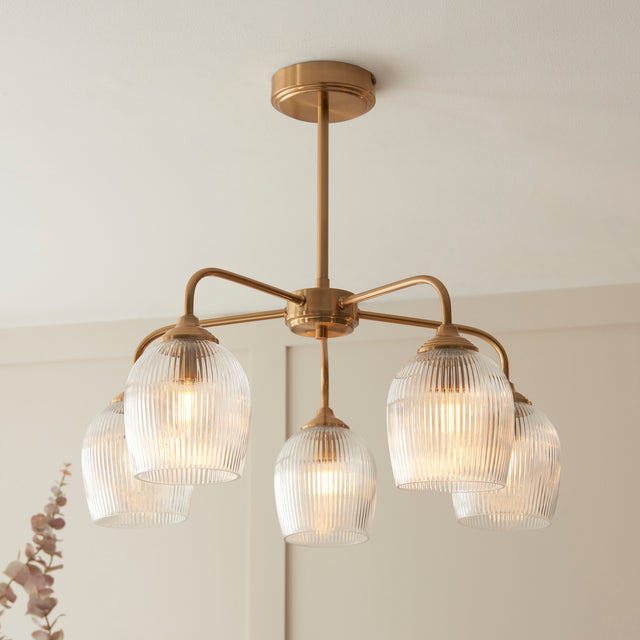 Ashcroft Ribbed Pendant
