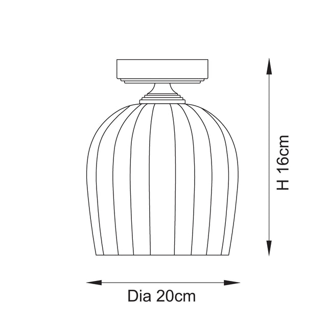 Ashcroft Ribbed Flush