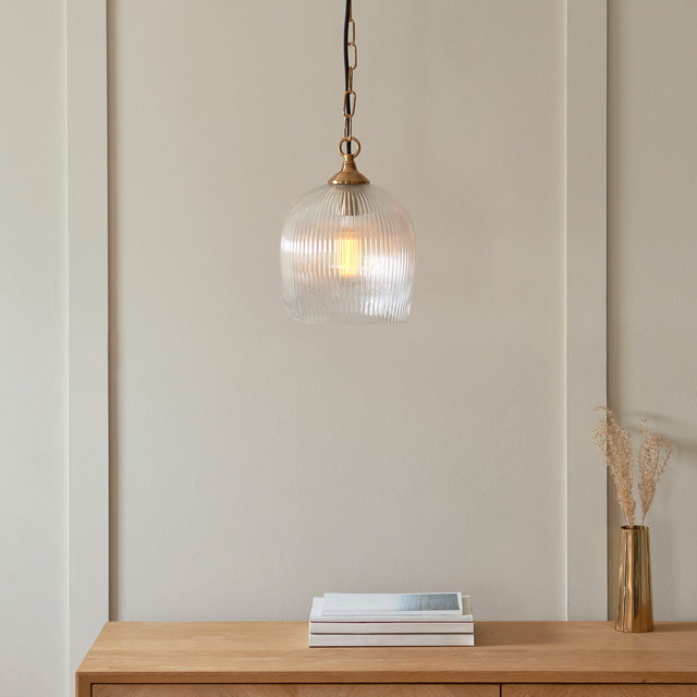 Ashcroft Ribbed Pendant