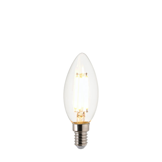 White Filament E14 LED Candle