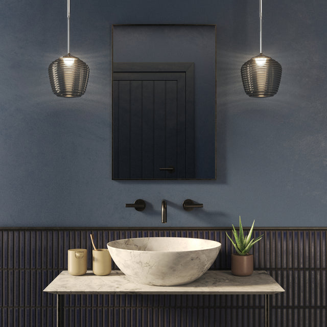 Nara Taper Ribbed Glass