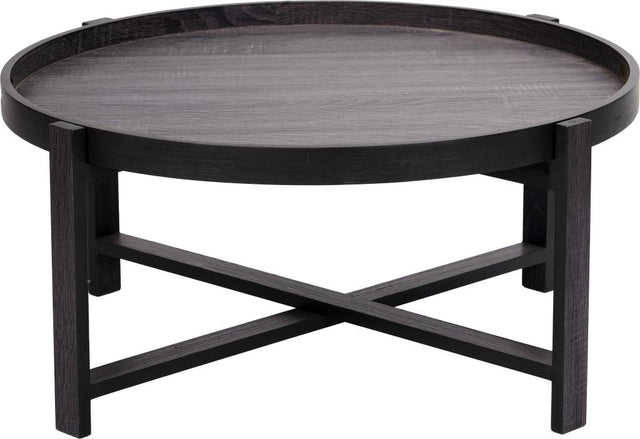 Marmara Dark Grey Oak Veneer Coffee Table