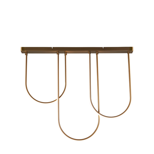 Chime LED Flush, Bronze Metal