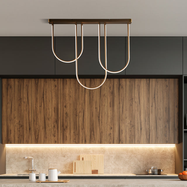 Chime LED Flush, Bronze Metal