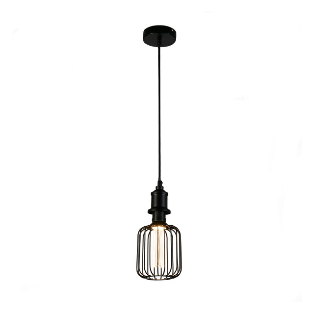 Drum Lamp - Black Metal