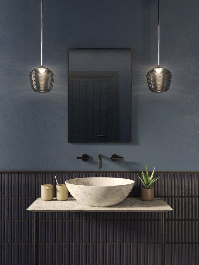 Nara Taper Ribbed Glass
