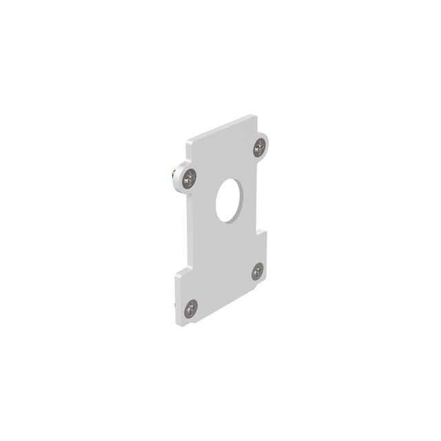 EGO END CAP RECESSED CON FGOLD WH