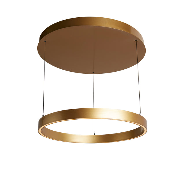 Layla Gesture Control Pendant - Gold Metal & Opal Acrylic