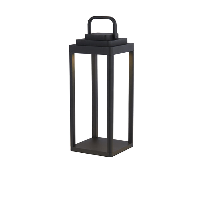 Portobello Outdoor Table Lamp - Black Metal