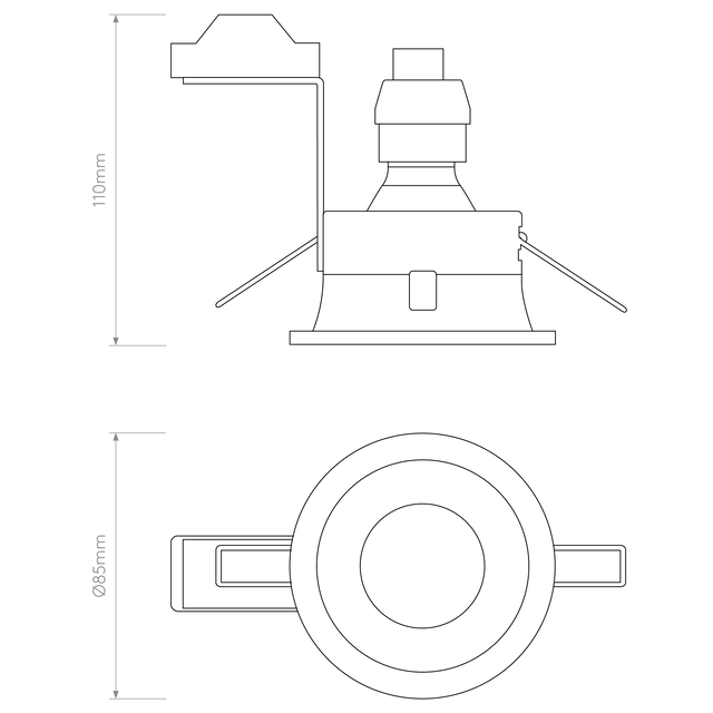 Minima Round Fixed IP65