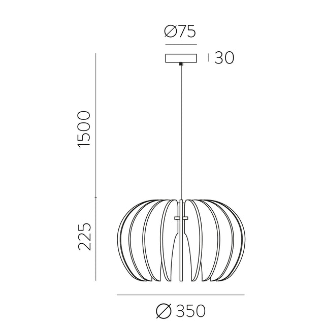 Rosa Del Desierto Pendant lamp