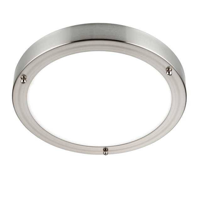Portico LED CCT IP44 9W Satin Nickel