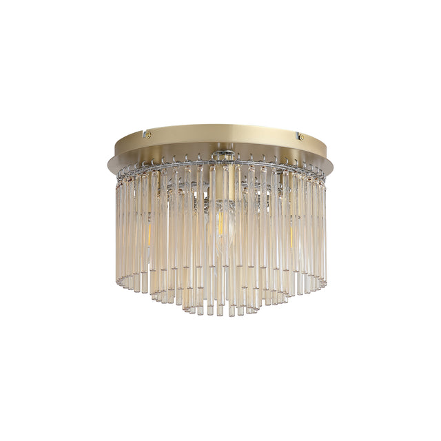 Swizzle 5Lt Flush, Gold Metal with Champagne Rods