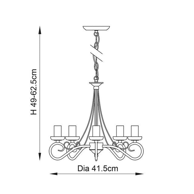 Trafford 5lt pendant