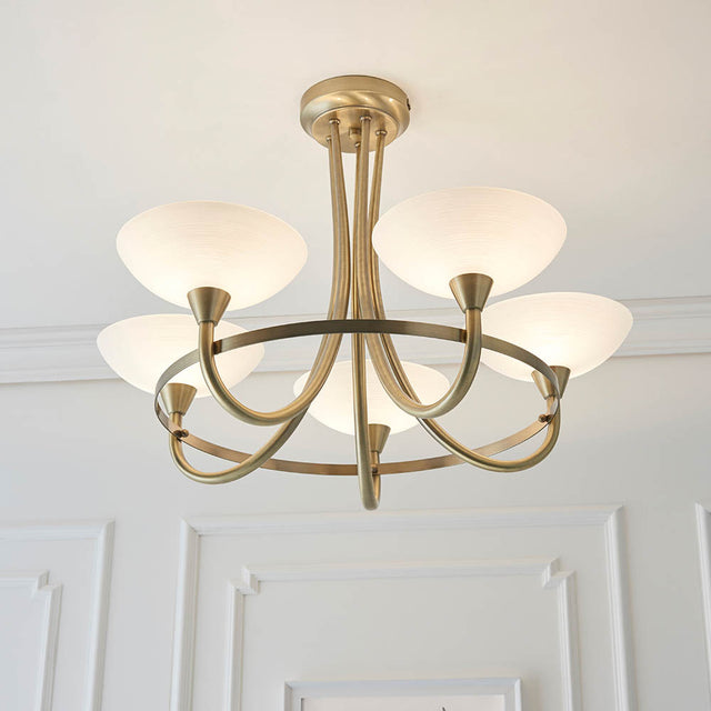 Cagney 5lt semi flush