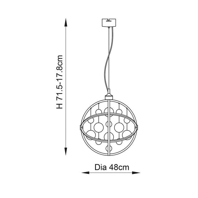 Muni 480mm pendant