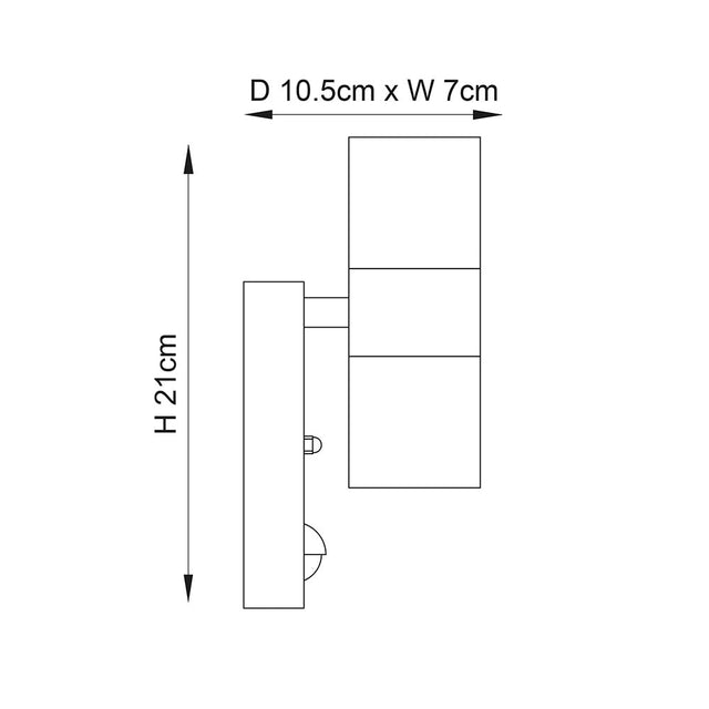Canon 2lt PIR wall