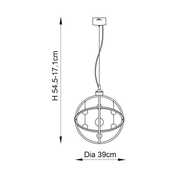 Muni 390mm pendant