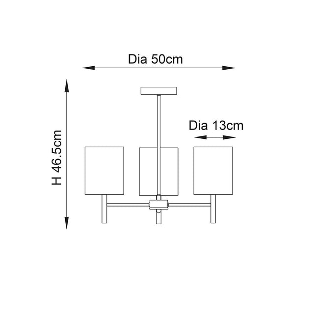 Brio 3lt semi flush