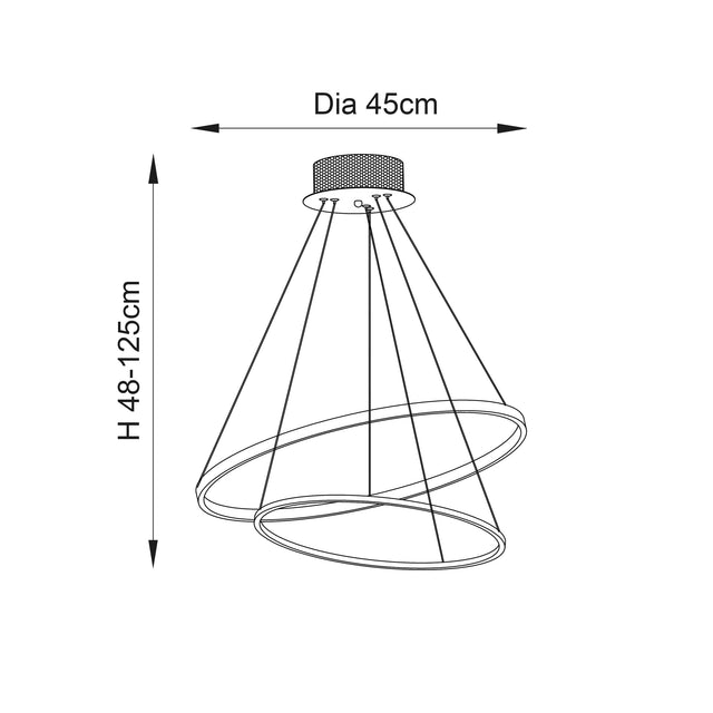 Kline 2 ring pendant