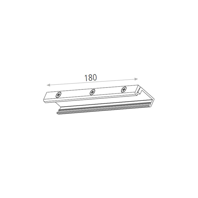 SUSPENSION CLAMP FOR TRACK CONNECTOR 180 mm