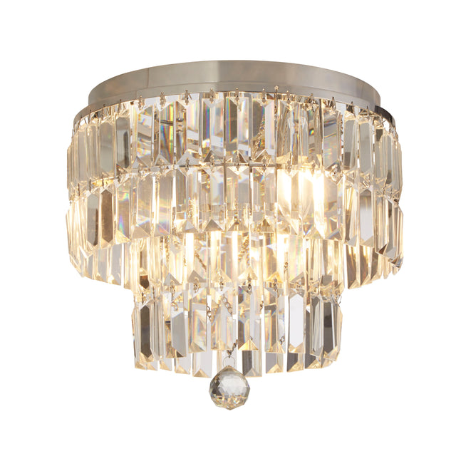 Empire 4Lt Flush - Chrome Metal & Clear Crystal