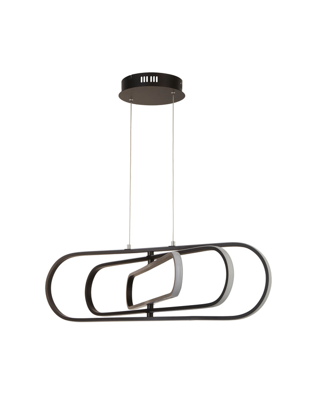 Clip Pendant - Black Metal