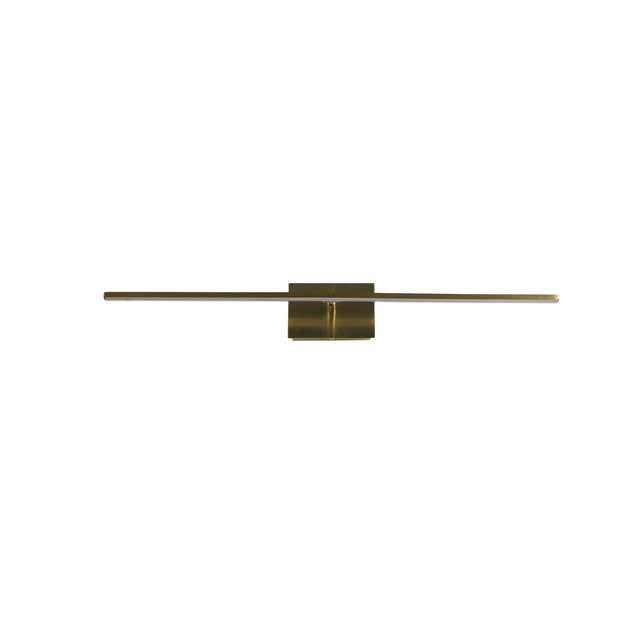 Amalfi LED Wall Light IP44, Satin Brass Metal
