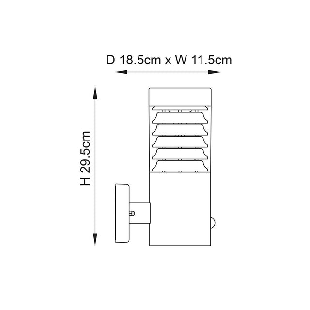 Equinox LED PIR & Photocell wall