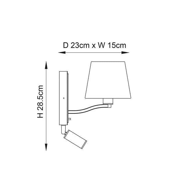 Harvey 1lt wall & spot
