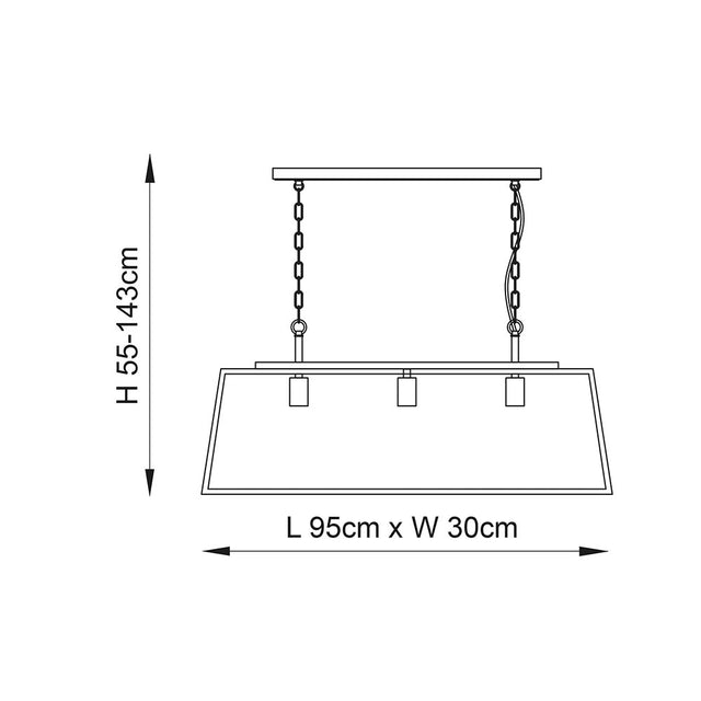 Hurst 3lt pendant