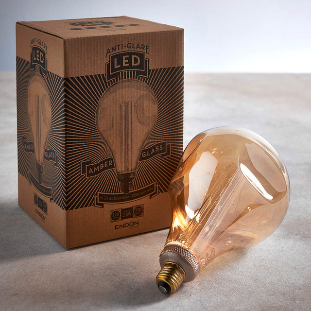 XL E27 LED Dimple Globe 148mm dia
