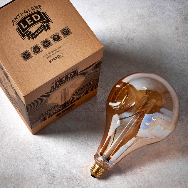 XL E27 LED Dimple Globe 148mm dia